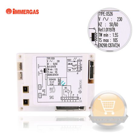 Immergas gyújtásvezérlő-ionizációs panel 1.011978