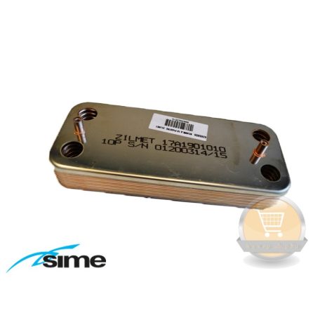 Sime HMV hőcserélő 10 lemezes Brava One Slim 6265655