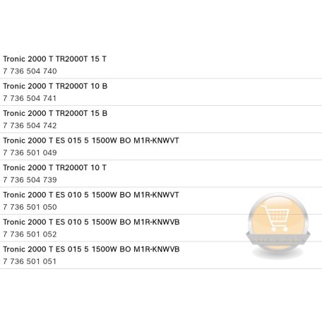 Bosch Tronic TR2000T Mini hálózati kapcsoló 7736502138