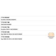 Bosch Junkers hőmérséklet érzékelő NTC 87004000150