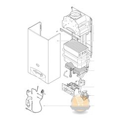 Junkers kazántest (W11P) 8705406384