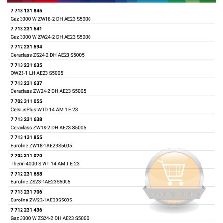 Bosch Junkers ventilátor (Z-1AE) 87072040380