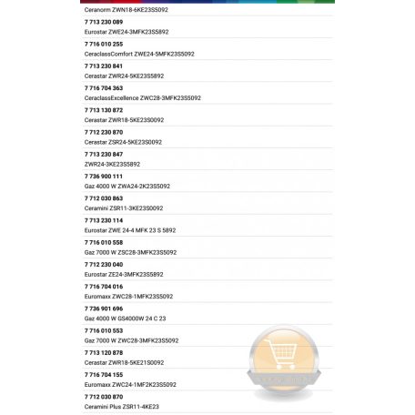 Bosch GAZ 4000W-7000W-Junkers Cerastar Ceraclass füstgáz érzékelő ntc 87172080640