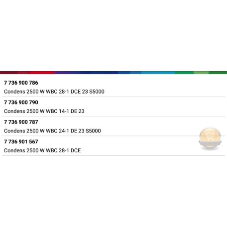 Bosch Condens 2500 W elektróda szett 87376007950