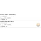 Bosch Condens 5000W ZSB 24-4 C23 Buderus Logamax Plus GB072 Junkers Cerapur ZSB 24-4 kondenzációs hőcserélő 24KW 87376010900