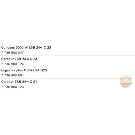 Bosch Condens 5000W ZSB 24-4 C23 Buderus Logamax Plus GB072 Junkers Cerapur ZSB 24-4 kondenzációs hőcserélő 24KW 87376010900