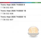 Bosch elektromos kazán fűtőszál 9 kw-G2 8738104716