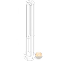 Bosch elektromos kazán fűtőszál 6 kw-G2 8738104717