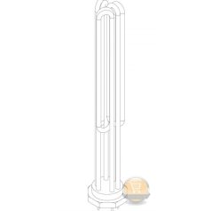 Bosch elektromos kazán fűtőszál 4 kw-G2 8738104718