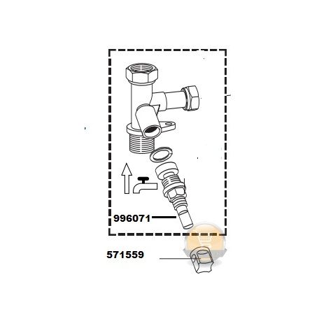 Ariston TX vízfeltöltő szelep 996071