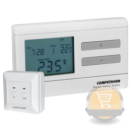 Computherm Q7RF programozható digitális szobatermosztát (rádiófrekvenciás)